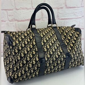 VINTAGE CHRISTIAN DIOR TROTTER BOSTON WEEKENDER BAG